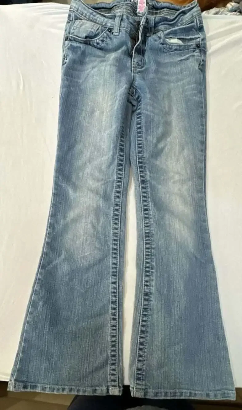L373 Justice Girls Size 10 Reg Bootcut Jeans
